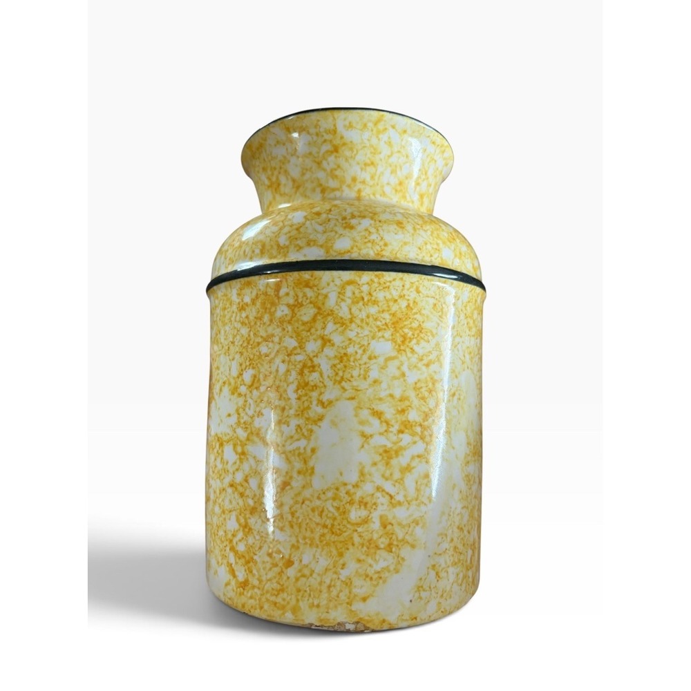 Stangl Yellow Town And Country 9 3/4" Milk Pail No Lid Vase Repair